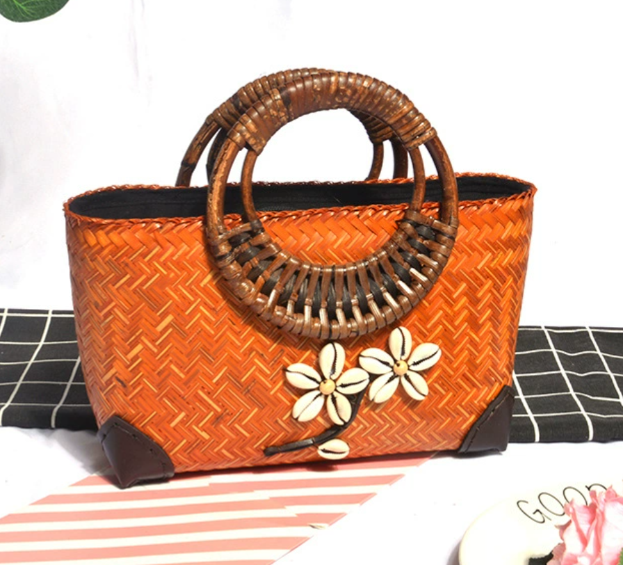 [$149.99] Stylish Straw Bag