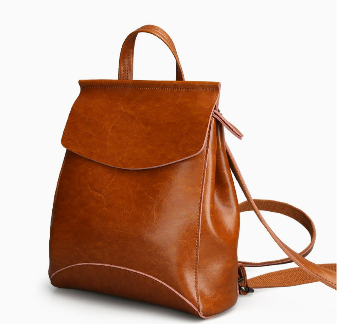 [$109.99] Versatile genuine leather backpack